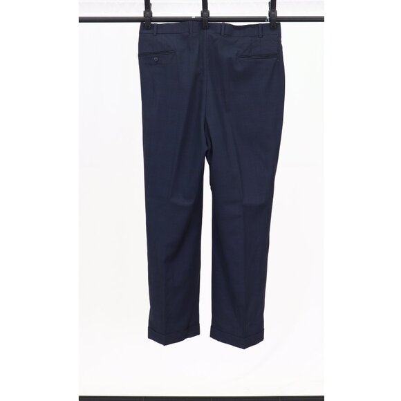 Tom James 46R 48x30 Navy Full Suit 3-Button Check R630 - Picture 15 of 15